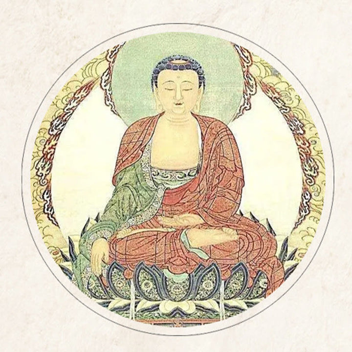 Buddha Stones Drewno hebanowe Palisander Budda Awalokiteśwara Om Mani Padme Hum Równowaga Car Key Chain Dekoracja