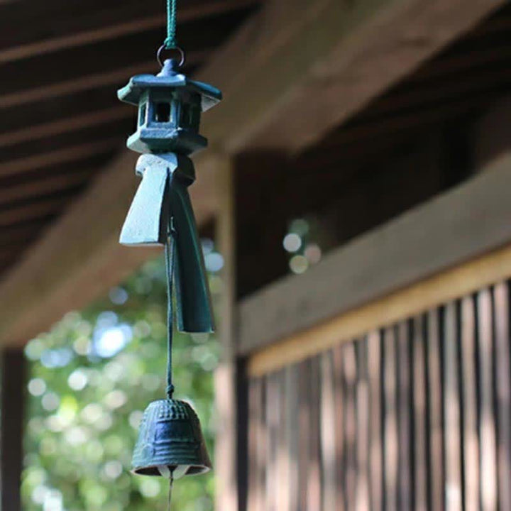 Pomyślny ścienny dzwonek do zawieszania szczęścia ręcznie robiony wystrój domu