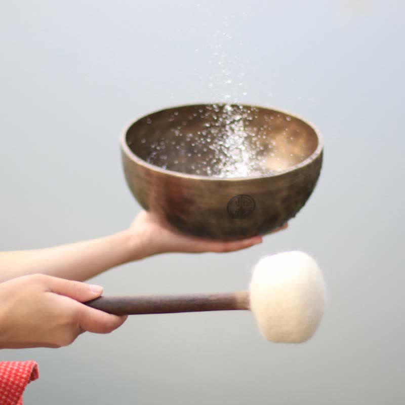 Lunar Rainbow Full Moon Singing Bowl Ręcznie wykonany do uzdrawiania i medytacji Zestaw misek z pozytywną energią