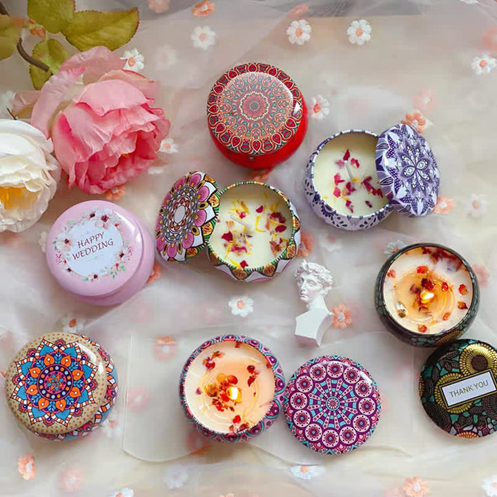 Biała herbata, kwiat imbiru, lawenda, gardenia, zapachowa świeca sojowa, prezent dla rodziny i przyjaciół