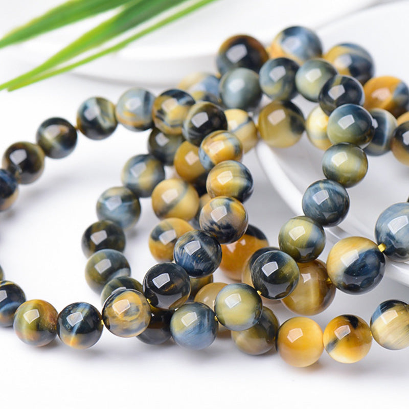 Bransoletka Buddha Stones Tiger Eye Protection Courage Strength