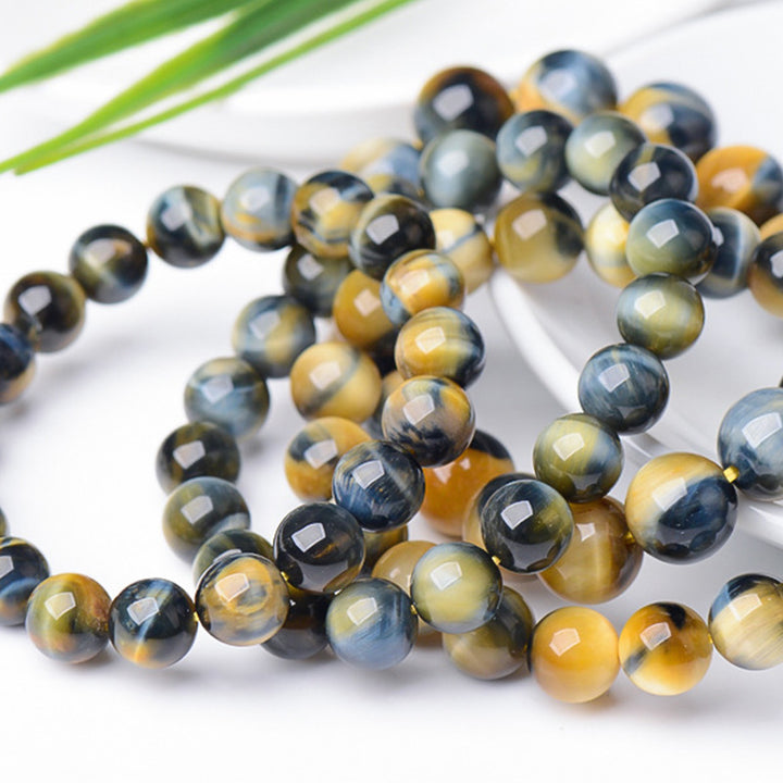 Bransoletka Buddha Stones Tiger Eye Protection Courage Strength