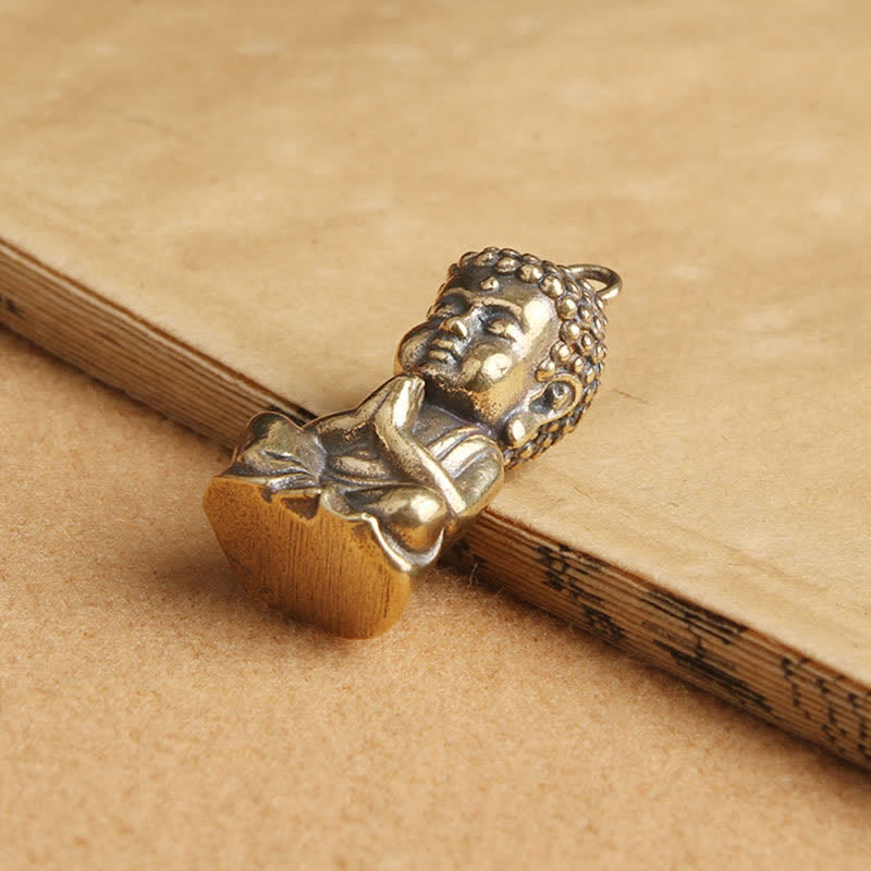 Brelok miedziany Budda Współczucie Dekoracja