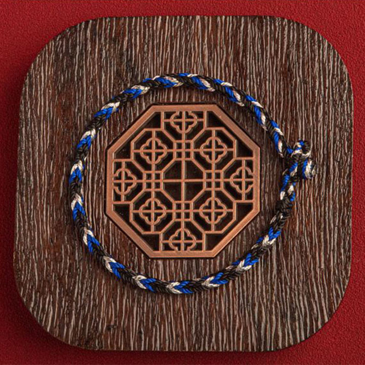 Buddha Stones „Niech pomyślność wypełni Twoje życie” Bransoletka na szczęście wielokolorowa