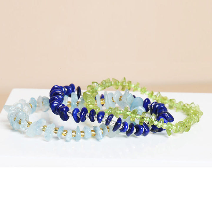 Buddha Stones Naturalny Nieregularny Kształt Kamienia Kryształ Medytacja Równowaga Bransoletka