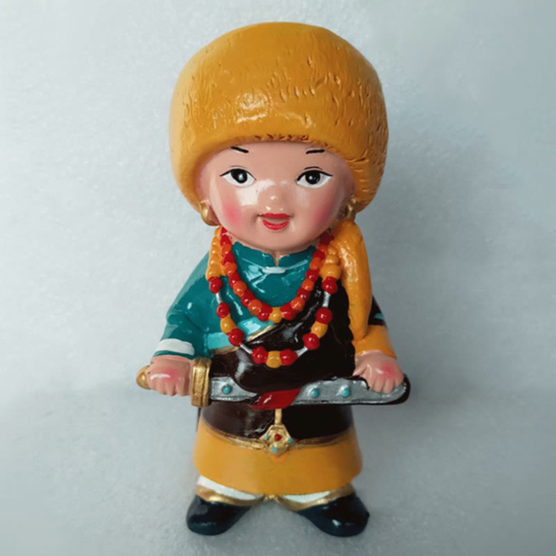 Buddha Stones malowane ręcznie tybetańskie figurki kreatywny dom biuro dekoracja samochodu ozdoba