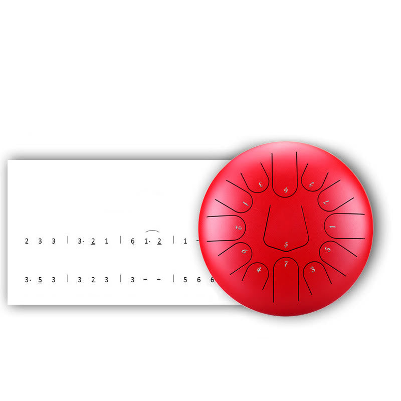 Buddha Stones stalowy językowy Dźwięk uzdrawiający uważność medytacja joga zestaw perkusyjny 11 nut 8 cali - image 8