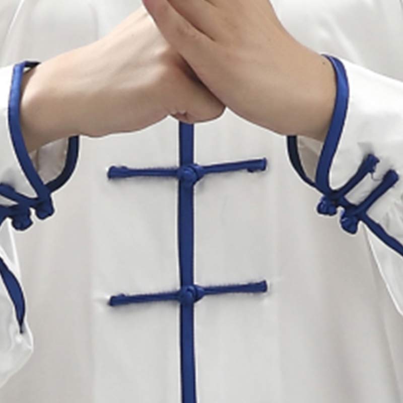 Buddha Stones Prosty wzór Medytacja Modlitwa Duchowy Zen Tai Chi Qigong Praktyka Unisex Zestaw Ubrań - image 8