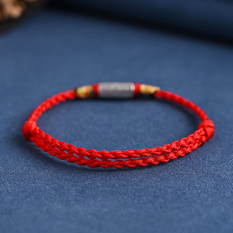 Buddha Stones ręcznie robione 925 srebro próby 925 wszystko idzie dobrze projekt ochrona siła bransoletka kostka