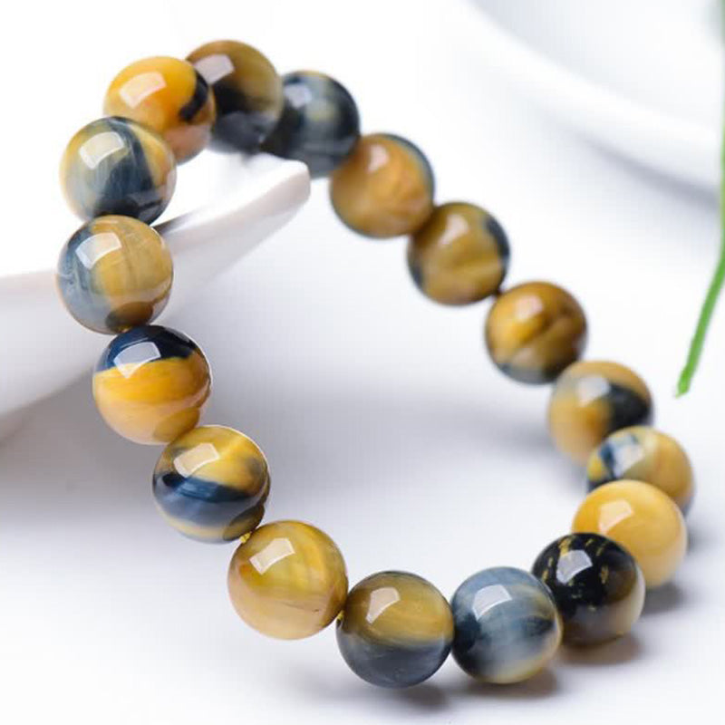 Bransoletka Buddha Stones Tiger Eye Protection Courage Strength