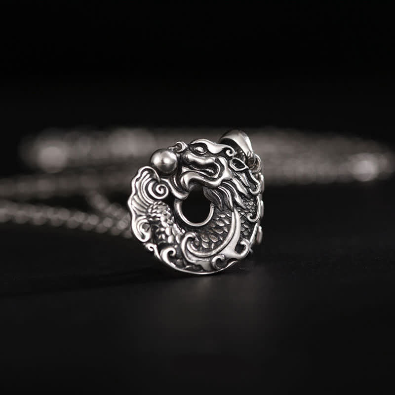 Buddha Stones Koi Ryba Smok Pokój Klamra Bogactwo Naszyjnik Wisiorek - image 9