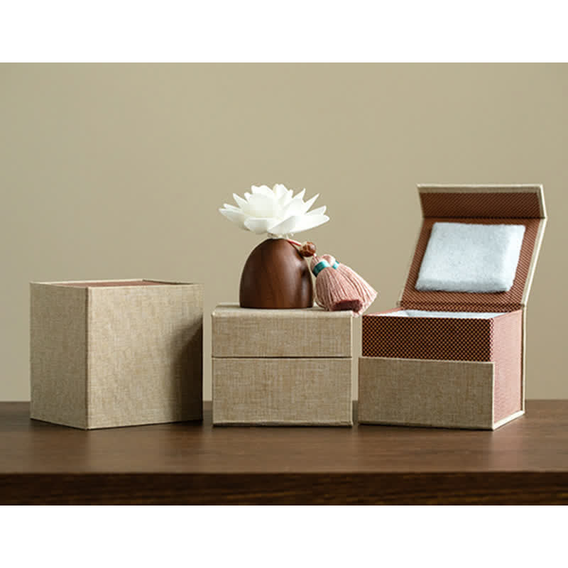 Czarny brzoskwiniowy kwiat Buddy uspokajające dekoracje