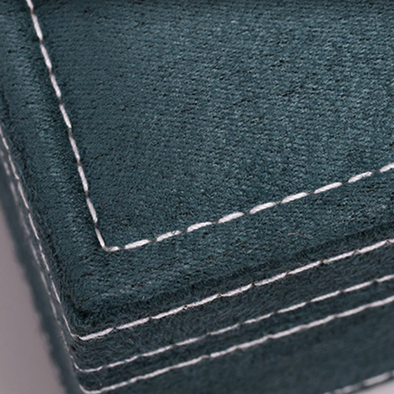 Buddha Stones Prosty Design Organizer na biżuterię Jednowarstwowy flanelowy organizer na biżuterię z zamkiem - image 11