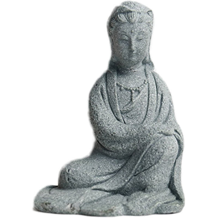 Buddha Stones Avalokitesvara Statuetka Błogosławieństwo Dekoracja Domu