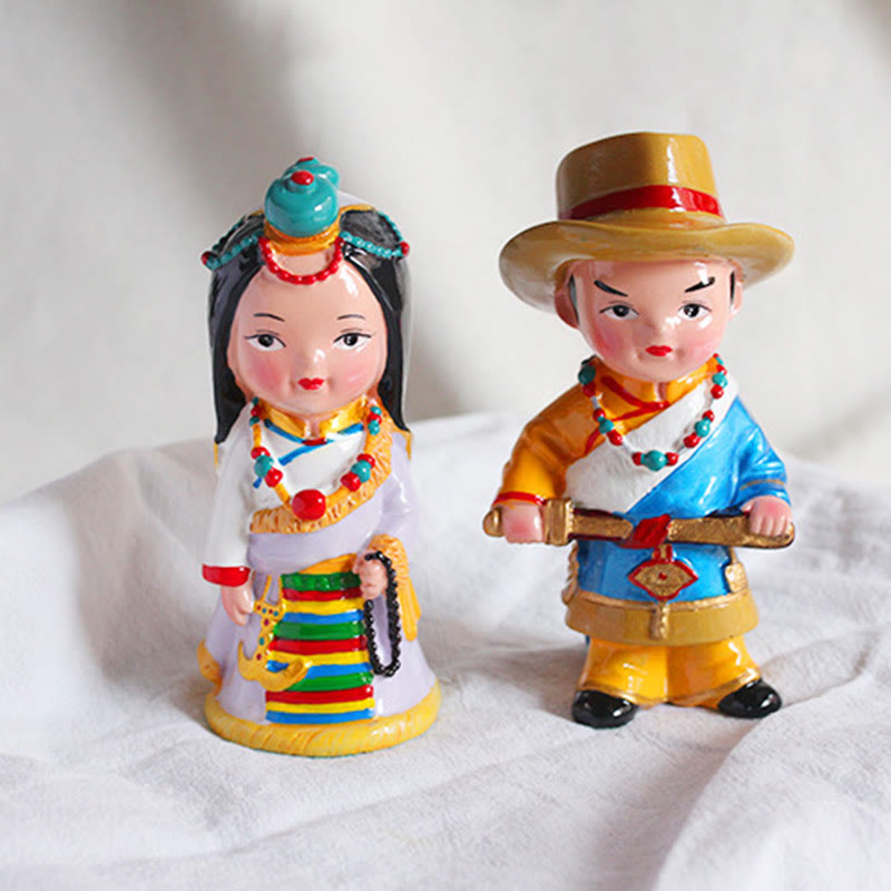 Buddha Stones malowane ręcznie tybetańskie figurki kreatywny dom biuro dekoracja samochodu ozdoba