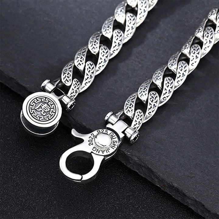 Bransoletka energetyczna szczęścia z motywem kwiatów Buddha Stones i dynastii Tang