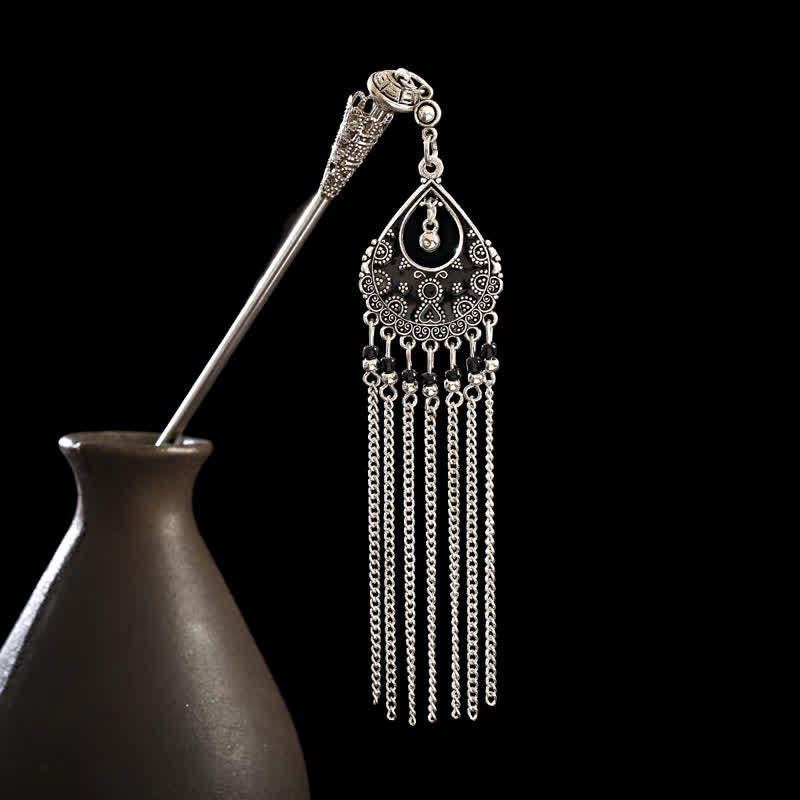 Kropla wody Konwalia Kwiaty Frędzle Pewność Spinka Do Włosów