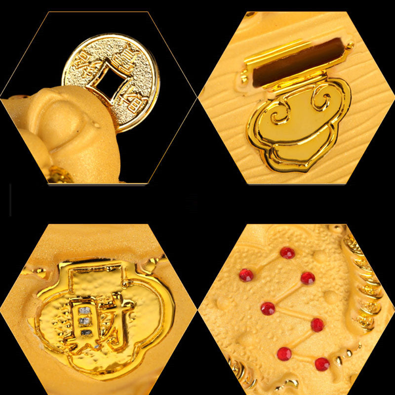 Buddha Stones Feng Shui Pieniądze Żaba Statua Szczęście Bogactwo Dekoracja