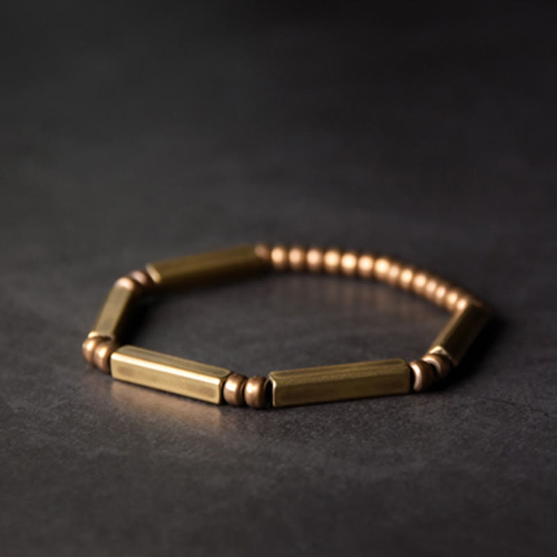 Bransoletka Buddha Stones Tybetańskie Prosty Projekt Miedziany Bogactwo Szczęście