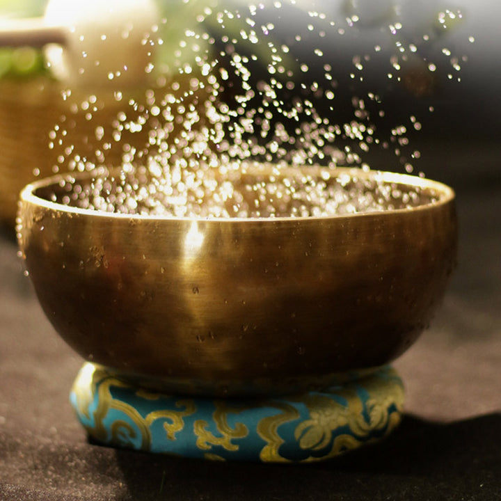 Buddha Stones Tybetańskie ręcznie robione do uzdrawiania i medytacji Zestaw mis śpiewających o pozytywnej energii