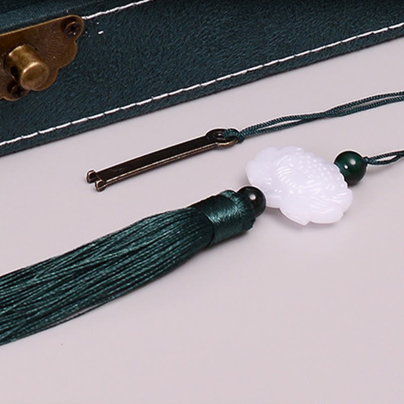 Buddha Stones Prosty Design Organizer na biżuterię Jednowarstwowy flanelowy organizer na biżuterię z zamkiem - image 10