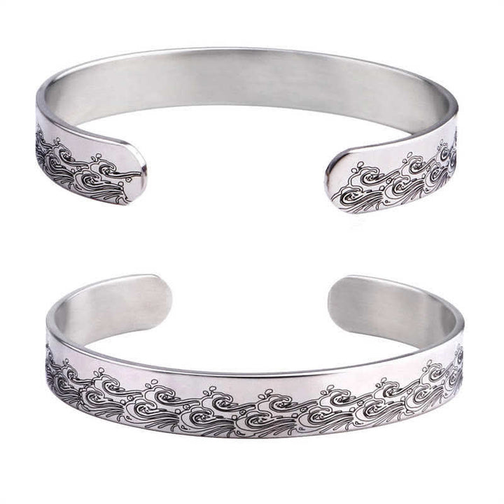 Bransoletka harmonijna z napisem „Dzień, w którym cię straciłem”