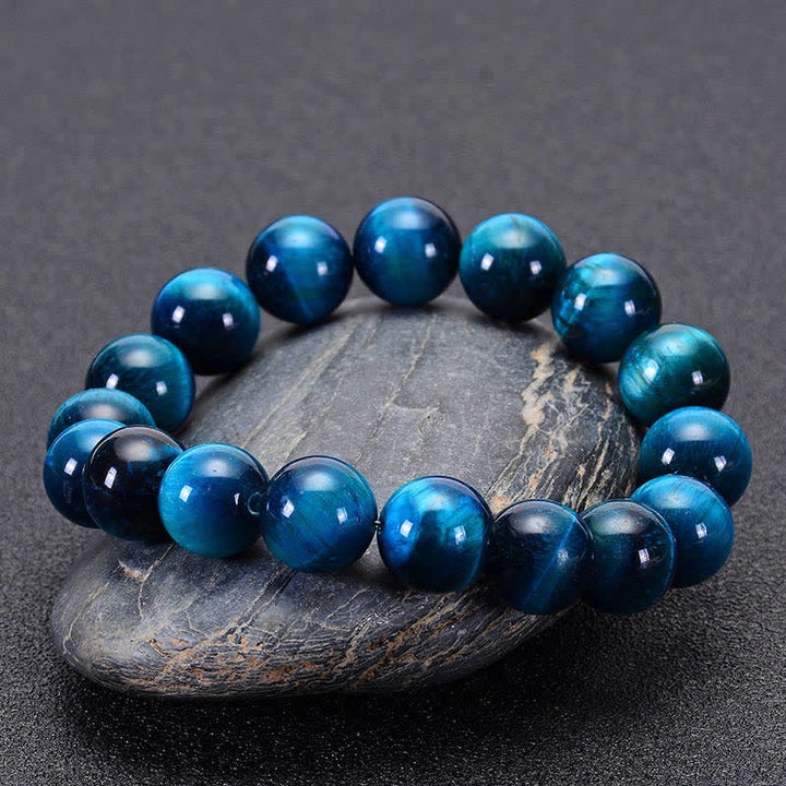 Bransoletka ochronna Buddha Stones Blue Tiger Eye
