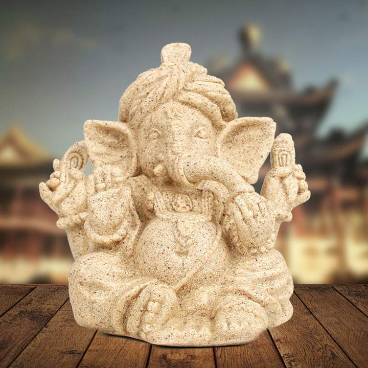Ganesh Ganpati Słonia Statua Transformacja Dekoracja Domu