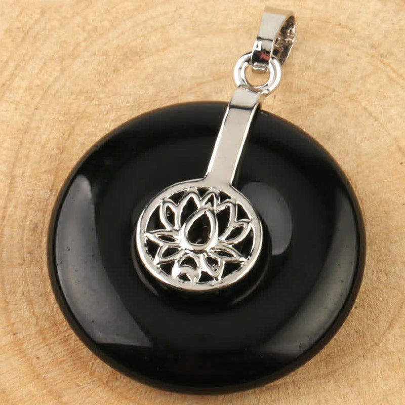 Buddha Stones Różne Kryształy Ametyst Różowy Kryształ Lotos Uzdrawiający Naszyjnik Wisiorek - image 19