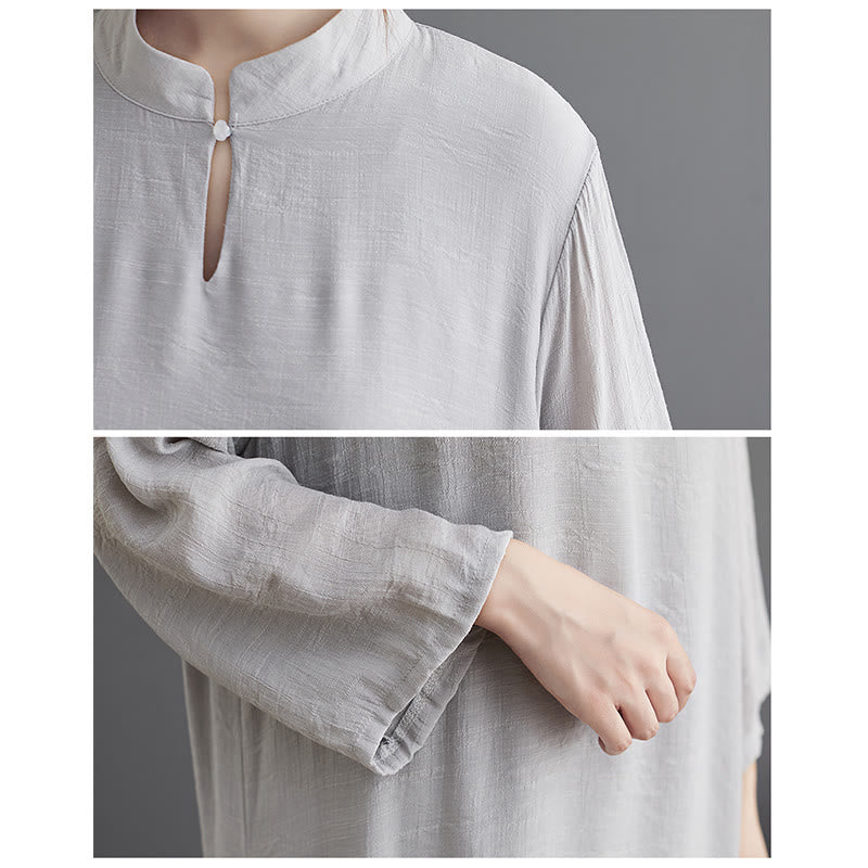 Buddha Stones Prosty wzór Medytacja Modlitwa Duchowa Praktyka Zen Joga Odzież Zestaw damski