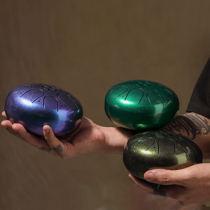 Buddha Stones , dźwięk uzdrawiający, medytacja, joga, zestaw perkusyjny, 8 nut, 5 cali, z torbą transportową