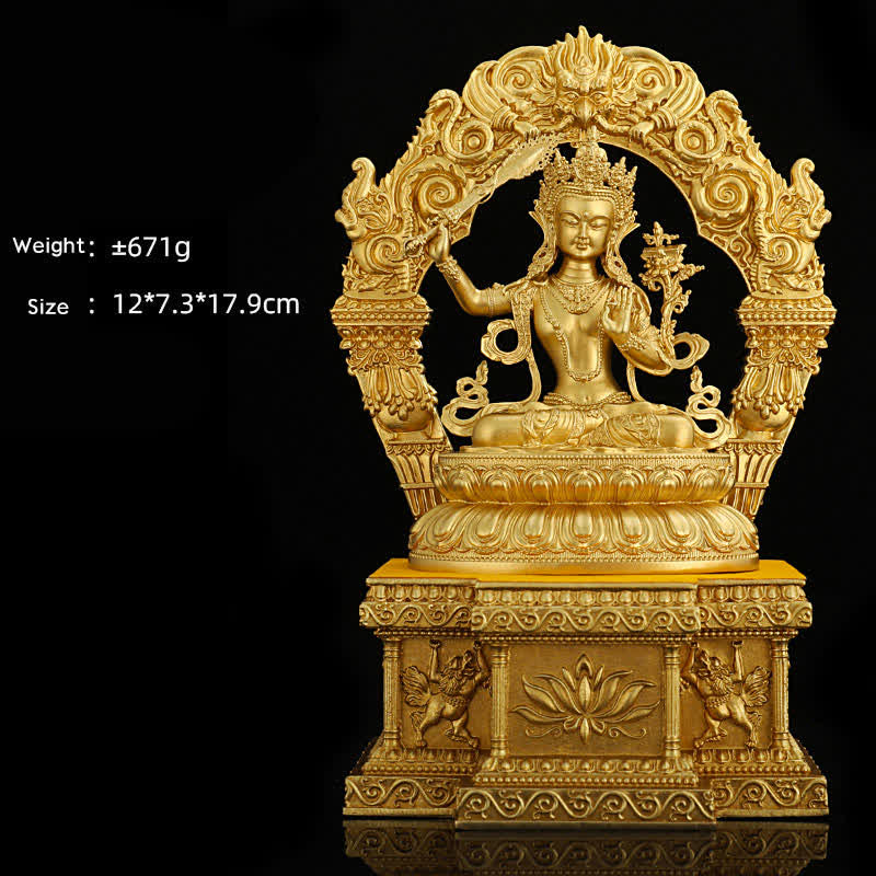 Figurka Buddy Medycyny Shakyamuni Amitabha Spokój Miedziana Statua Dekoracja Domu