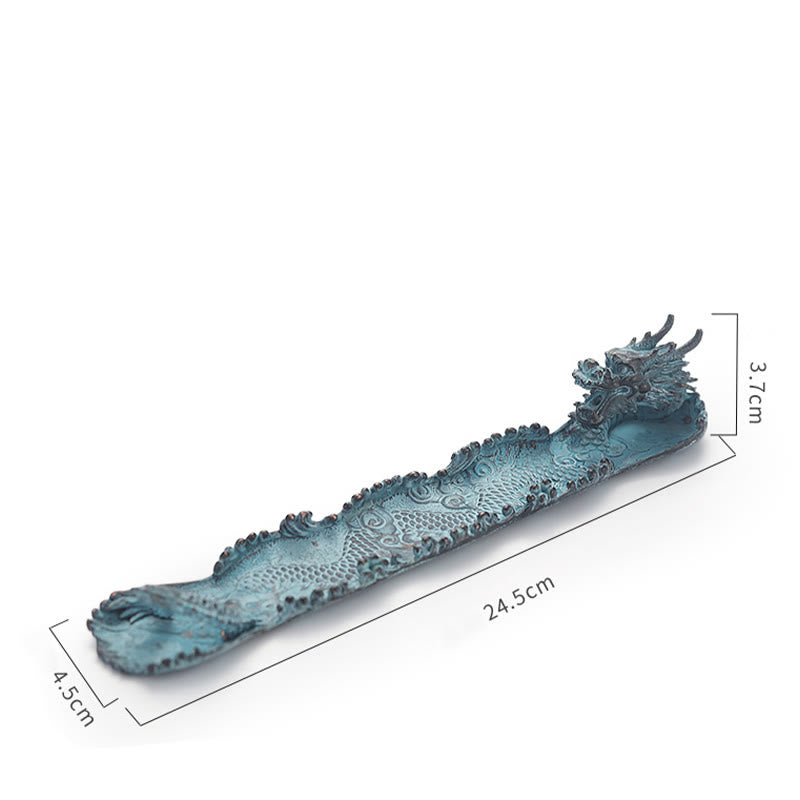 Buddha Stones Pomyślny Smok Siła Stop Kadzidło Palnik Dekoracja