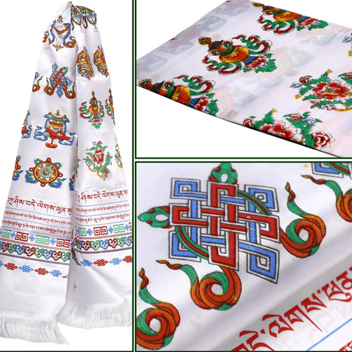 Buddha Stones Tybetańskie Szczęśliwe Błogosławieństwo 5 Kolorów Dekoracja Khata