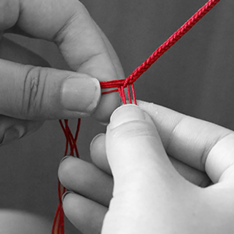 Buddha Stones Ręcznie robione Tybetańskie Srebro 925 Srebro Zakiram Bogini Bogactwa Ochrona Kości Wielbłąda Bransoletka pleciona