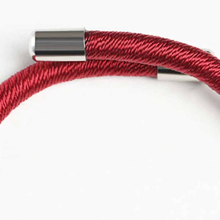 Bransoletka z Buddha Stones 925 ze srebra próby 925 Om Mani Padme Hum Peace Red String