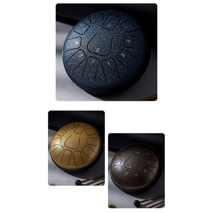 Buddha Stones językowy ze stali Dźwięk uzdrawiający Medytacja Joga Zestaw perkusyjny Lotus 11 nut 6 cali