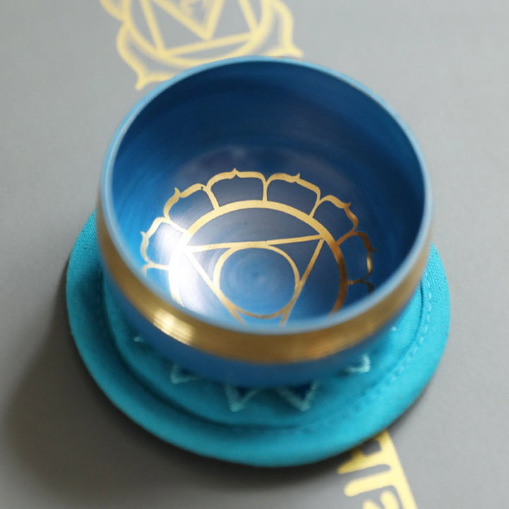 Buddha Stones Tybetańska misa dźwiękowa ręcznie wykonana do uzdrawiania czakr i medytacji uważności Zestaw mis śpiewających