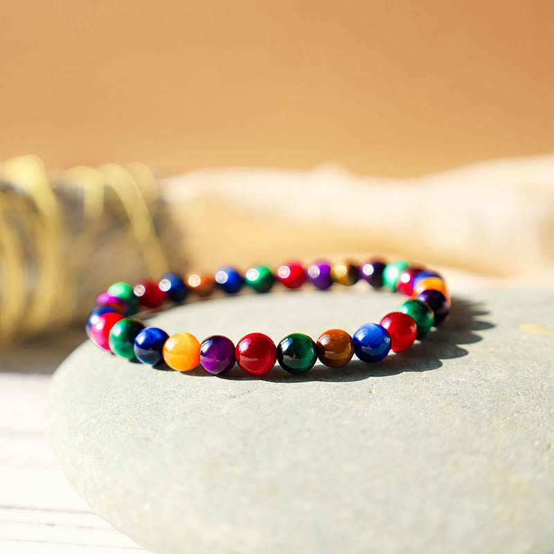 Bransoletka Buddha Stones Tiger Eye Resolve Courage