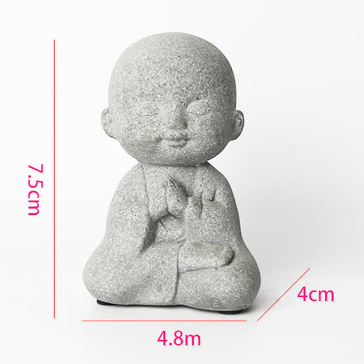 Buddha Stones Medytacja Modlitwa Statua Buddy Współczucie Dekoracja Domu