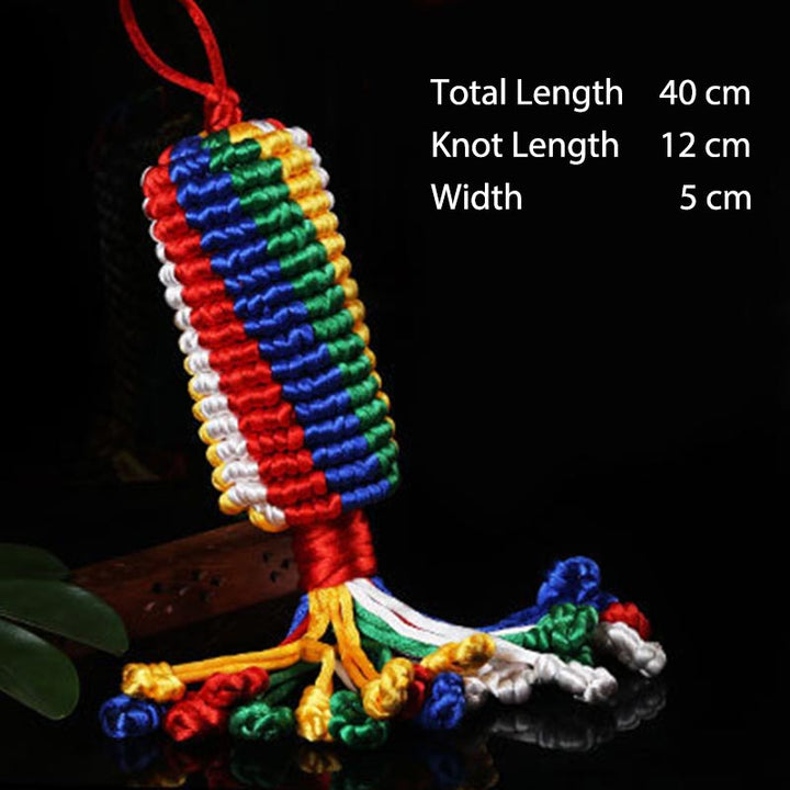 Buddha Stones Tybetańskie Błogosławieństwo Szczęście Węzeł Dekoracja Wadżra