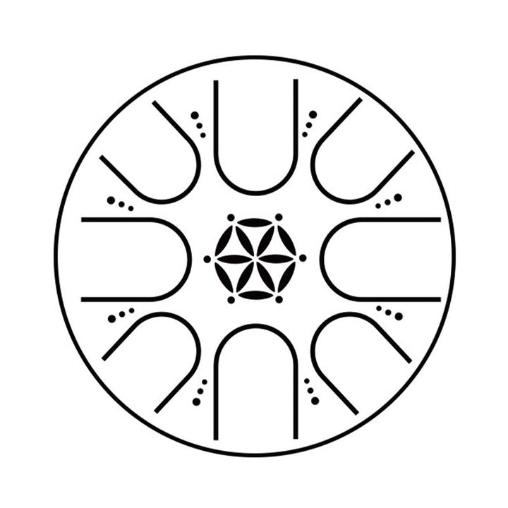 Buddha Stones , dźwięk uzdrawiający, medytacja, joga, zestaw perkusyjny, 8 nut, 5 cali, z torbą transportową