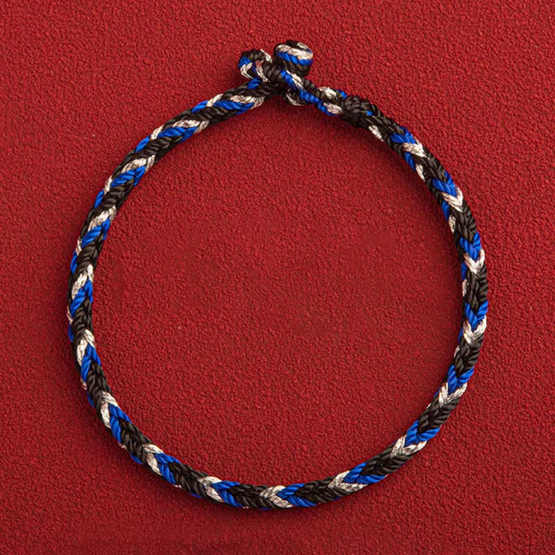 Buddha Stones „Niech pomyślność wypełni Twoje życie” Bransoletka na szczęście wielokolorowa