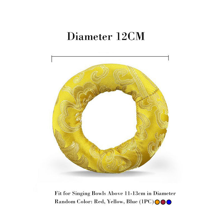 Buddha Stones Tybetańska misa śpiewająca Poduszka dekoracyjna rękodzieło