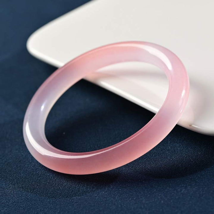 Bransoletka Buddha Stones Różowe Kryształowe Miłość Ciepło Bangle