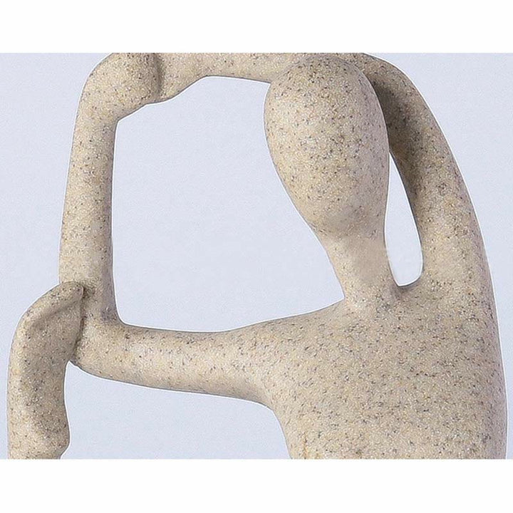 Abstrakcyjna joga medytacja ćwiczenia żywica duchowa figurka rzeźba dekoracja biurka