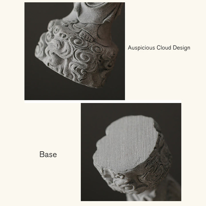 Medytacja Buddha Stones Buddy Budda Pomyślne chmury Projekt Spokój Dekoracja domu