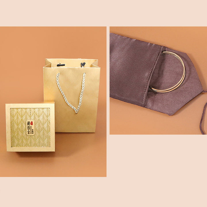 Pudełko na biżuterię w stylu retro z wzorem piór