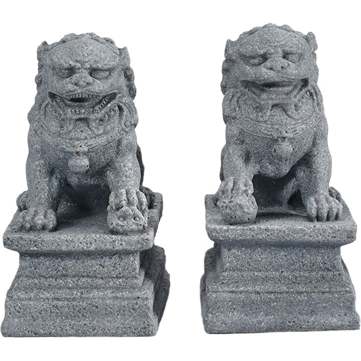 Buddha Stones Lew Fu Foo Psy Słoń Odpędzają Zło Błogosławieństwo Dekoracja Domu