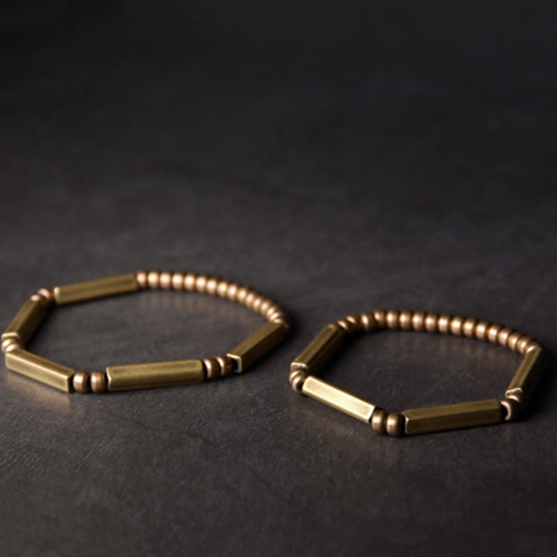 Bransoletka Buddha Stones Tybetańskie Prosty Projekt Miedziany Bogactwo Szczęście